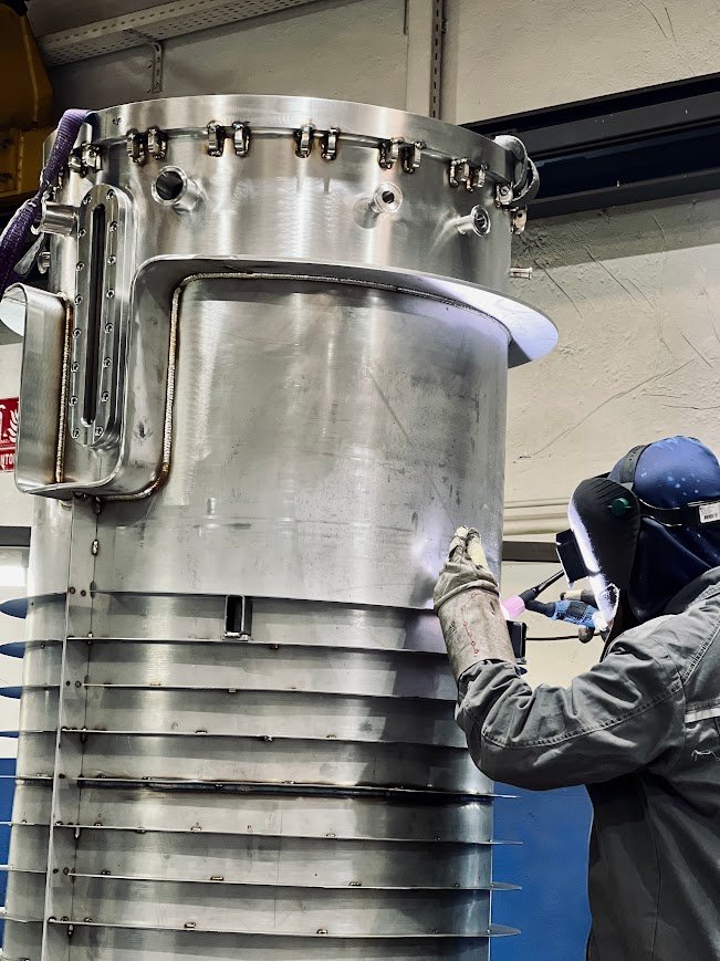 Mantenimiento de instalación industrial metálica